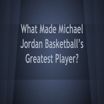 michael jordan is the greatest basketball player