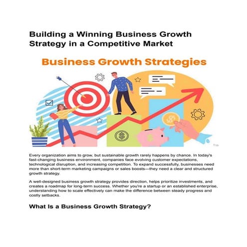 Building a Winning Business Growth Strategy for Sustainable Success | PDF