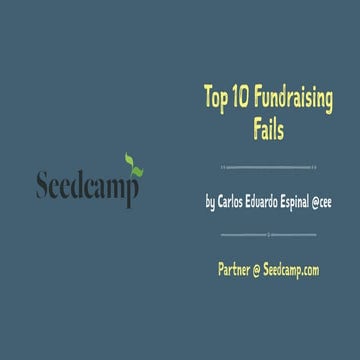 Top Ten Fundraising Fails