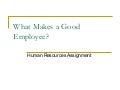 what qualities make a good employee