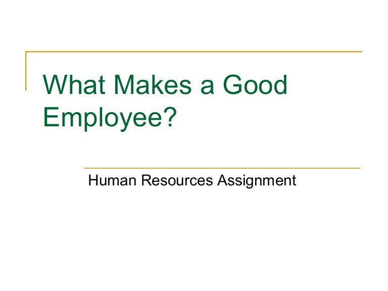 what qualities make a good employee