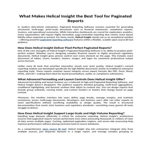 What Makes Helical Insight the Best Tool for Paginated Reports.docx
