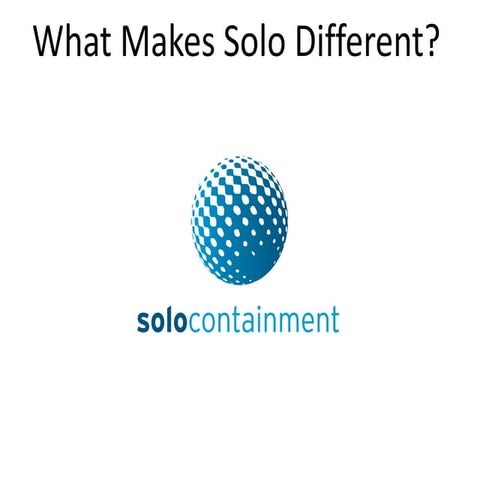 What makes solo different