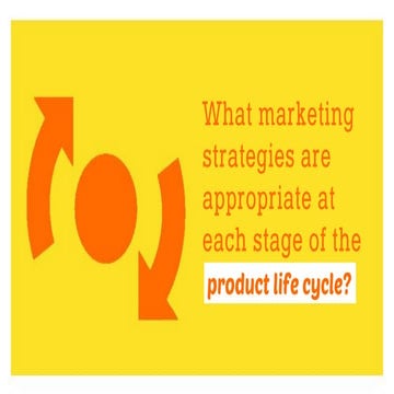 Life cycle of a product in Marketing Management | PPTX
