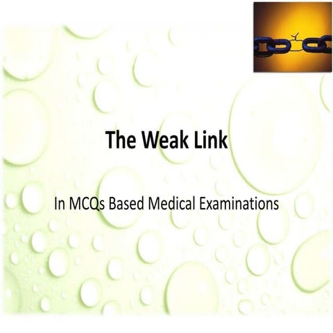 What MCQ based Medical Entrance Exam Lacks