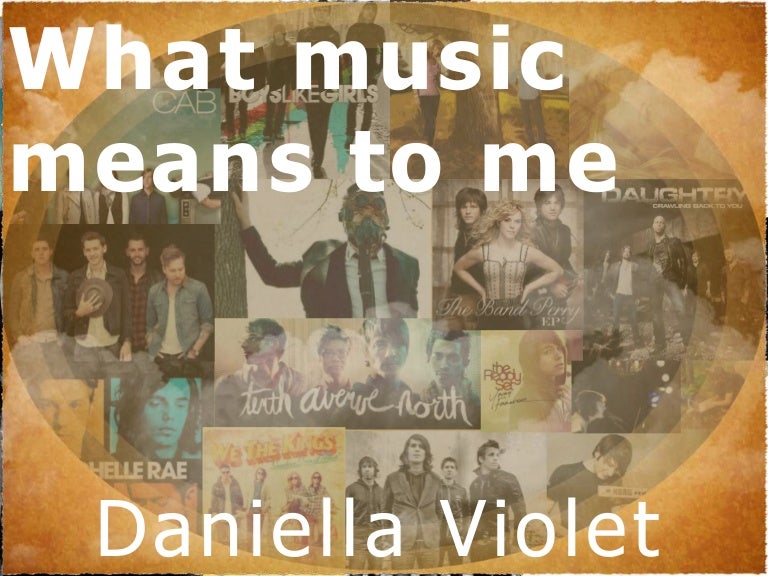 What music means to me