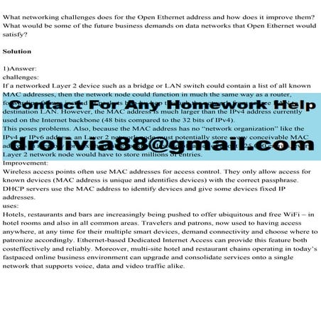 What networking challenges does for the Open Ethernet address and ho.pdf