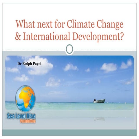 What Next For Climate Change & International Development