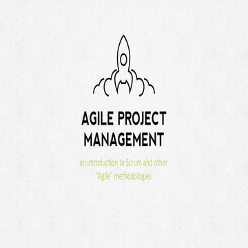 What On Earth Is Agile?