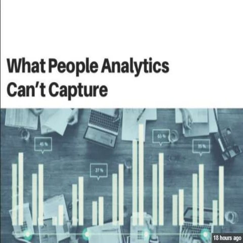 What people analytics can’t capture 
