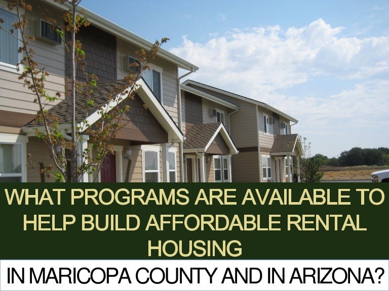 What Programs are Available to Help Build Affordable Rental Housing i…