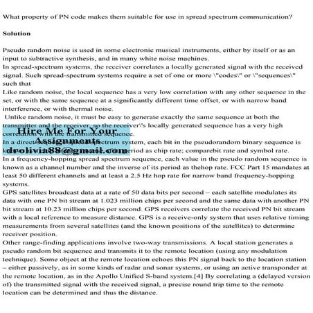 What property of PN code makes them suitable for use in spread spect.pdf