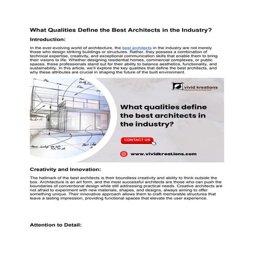 What Qualities Define the Best Architects in the Industry.docx