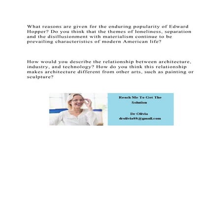 What reasons are given for the enduring popularity of Edward Hopper.docx