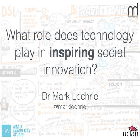 What role does technology play in inspiring social innovation?