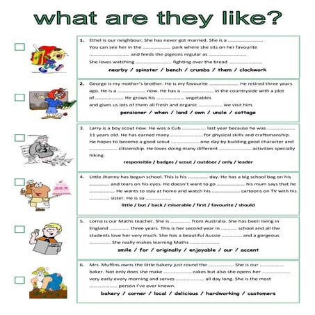 100 Solved Jumbled Sentences in English for Class 2 and Class 3 | PDF