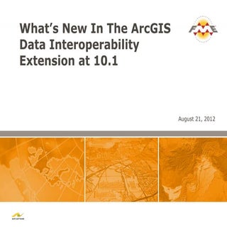 What's New in ArcGIS 10.1 Data Inte...