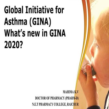 GINA 2020 Guidelines for Asthma
