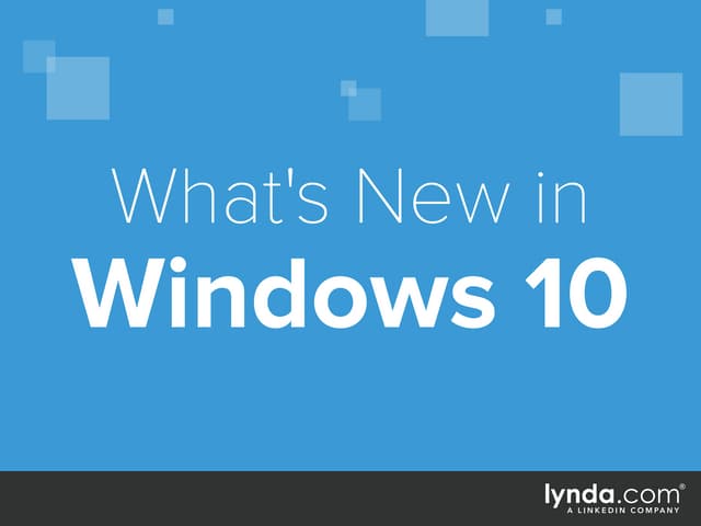 What's New in Windows 10