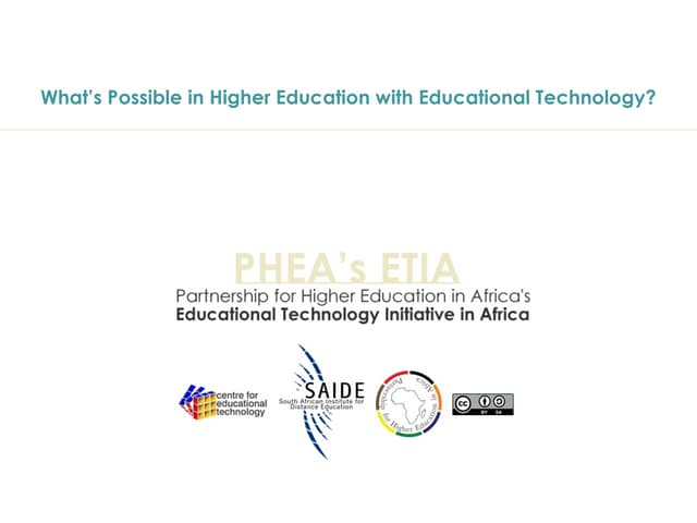 Whats Possible With Educational Technology With Notes2 Distributed [Autosaved]