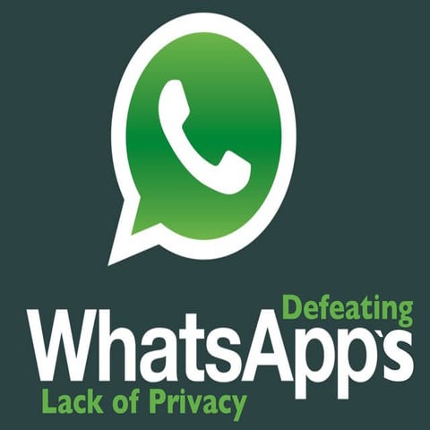 Defeating WhatsApp’s Lack of Privacy
