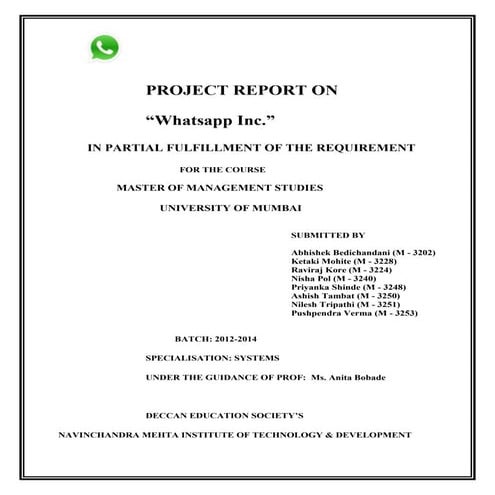 Strategy on whatsapp