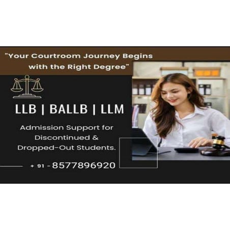 🔥 "Restart Your Law Journey with the Right Degree!" | PDF