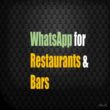 WhatsApp Revolution - Inside Hospitality Marketing via Whats App