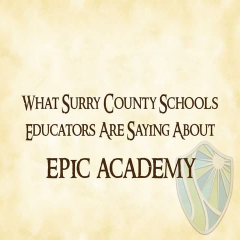 What SCS Educators Are Saying About EPIC Academy