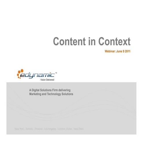 What's driving demand gen   content or context webinar