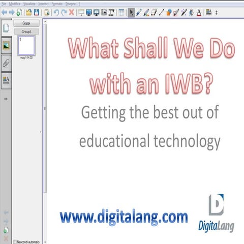 What Shall We Do With An IWB?