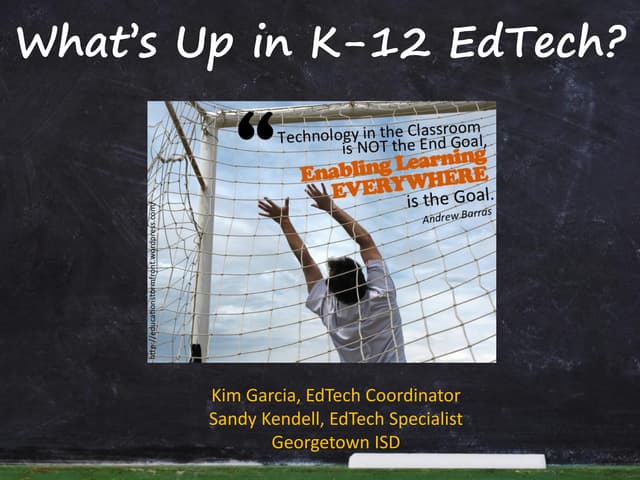 What's Happening in K-12 Educational Technology - October 2014
