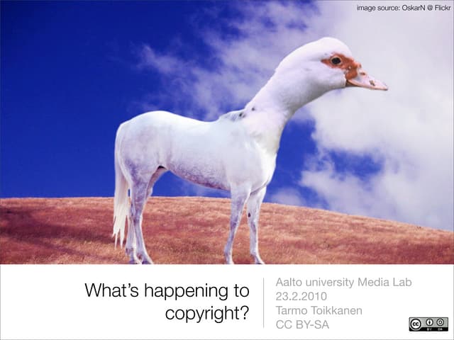 What's happening to copyright