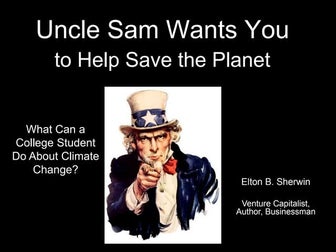 Uncle Sam Wants You – In the War Against Climate Change