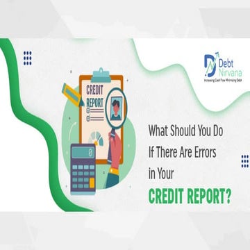 What Should You Do If There Are Errors in Your Credit Report.pdf