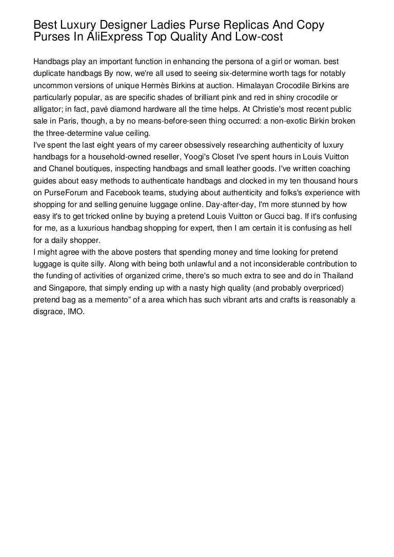 aliexpress replica handbags