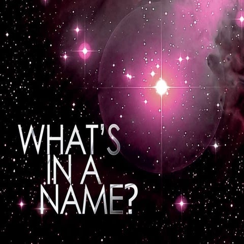 What's In A Name? Slides