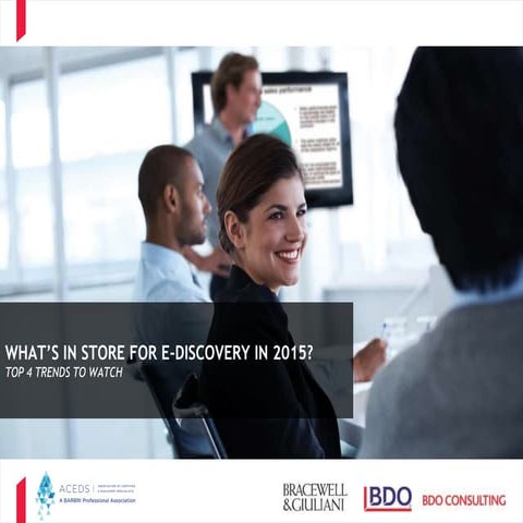 What is in store for e-discovery in 2015?