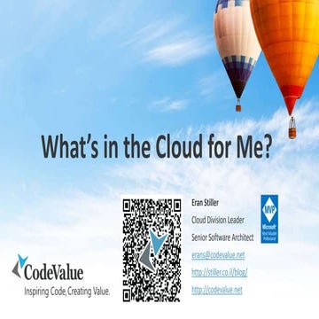ATlink Forum - What's in the cloud for me?