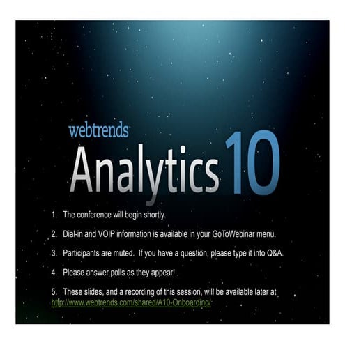 What's New Analytics 10.2 and 10.3