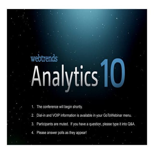 Analytics10 - What's New in 10.5