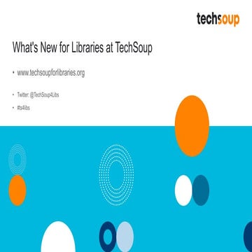 What's New for Libraries at TechSoup.pdf
