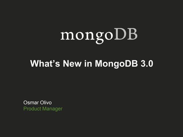 What'sNnew in 3.0 Webinar