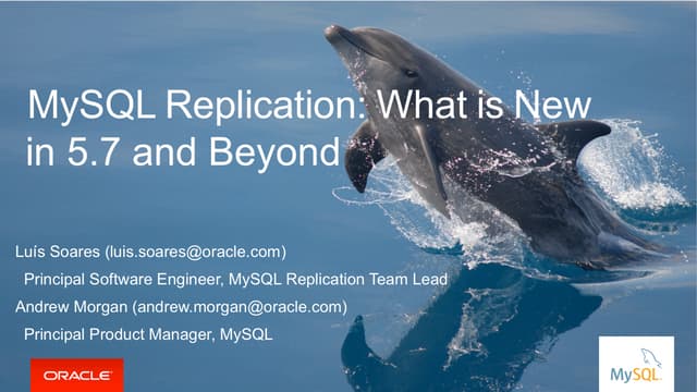 MySQL Replication: What’s New in My...