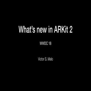 What's new in ar kit 2