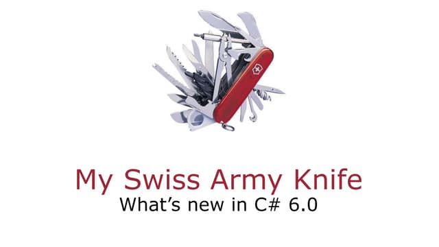What’s new in C# 6