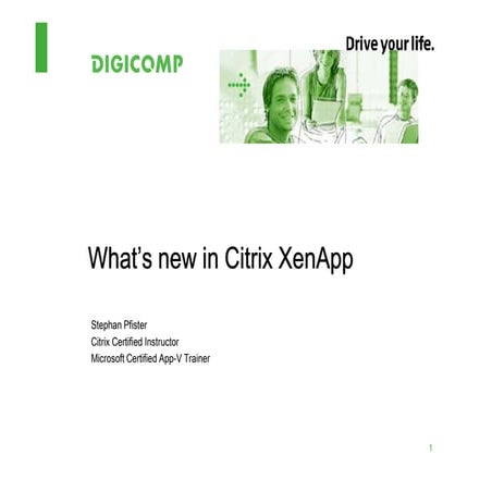 What is new in Citrix xen App 1