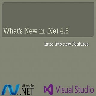 What's New in .Net 4.5