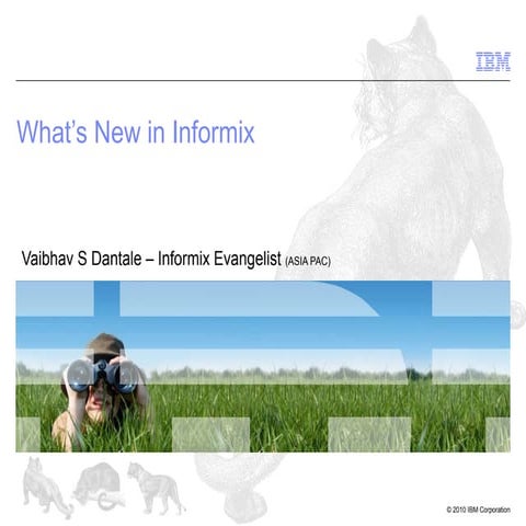 What's new in informix v11.70