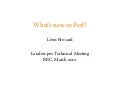What's new In Perl?